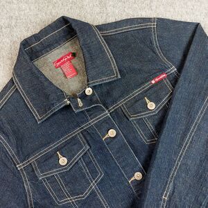 South Pole Jean Jacket Jr Collection Womens Size XL Classic Blue Trucker